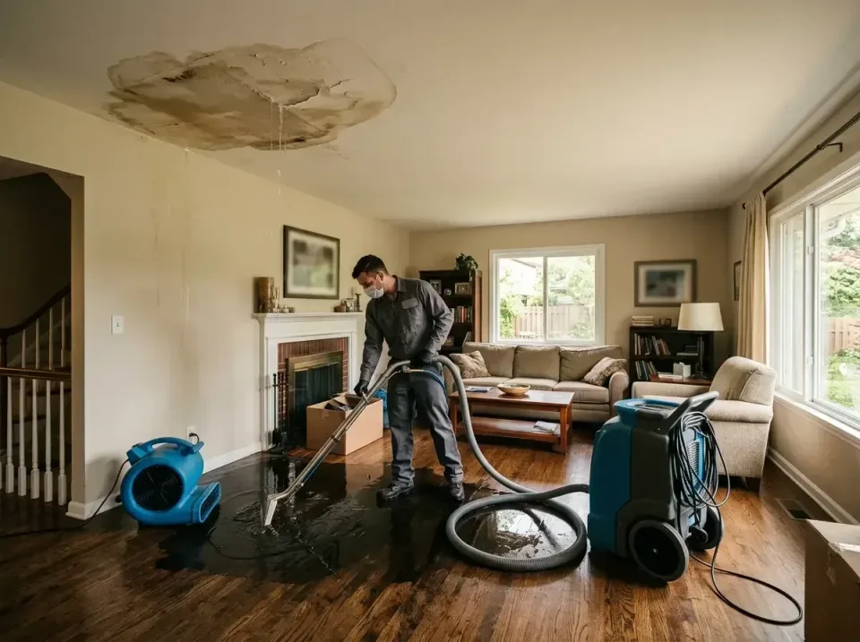 attic-pipe-burst-ceiling-drip-008 — frequently asked questions, Water Damage Restoration & Carpet Care in Johnson City, TN